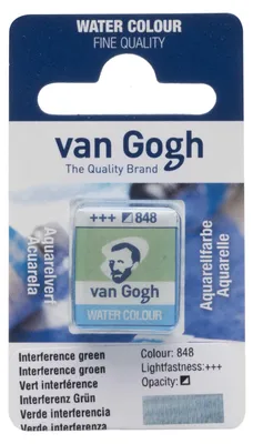 Produktbild von ROYAL TALENS Van Gogh Aquarellfarbe halbes Näpfchen 2 ml - Quinapurpurblau