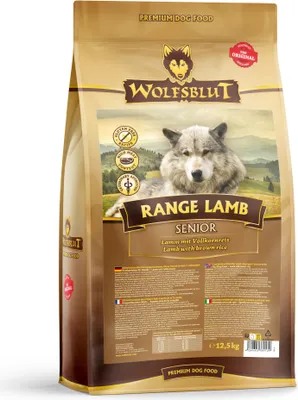 Produktbild von Wolfsblut Range Lamb Senior - Lamm mit Reis Trockenfutter für Hunde 12,5 Kg