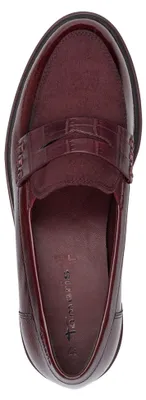 Produktbild von Tamaris Damen Slipper Penny Loafer mit markanter Profilsohle 1-24312-41, Größe:42 EU, Farbe:Rot