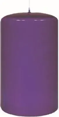 Produktbild von Stumpenkerzen Lila 200 x 50 mm, 6 Stück