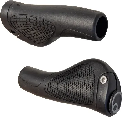 Produktbild von Gazelle Griff Set GP10 GP-1 ERGON 130 mm schwarz grau uem