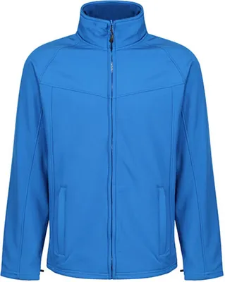 Produktbild von Regatta TRA642 | Herren Uproar Softshell Jacket - Farbe: Oxford Blue/Seal Grey (Solid) - Größe: M