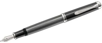 Produktbild von PELIKAN Füllhalter Souverän M605 Stresemann, F-Goldfeder,hochwertiger Kolbenfüllhalter im Geschenk-Etui, 813617