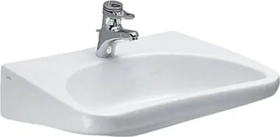Produktbild von LAUFEN Rehab Waschtisch, barrierefrei, 1 Hahnloch, ohne Überlauf, 660x550mm, H8106030001041