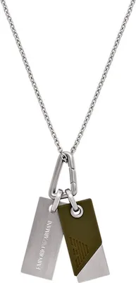 Immagine prodotto di Collane   Con ciondolo Emporio Armani Argento Da 50 cm a 70 cm  Collezione Eagle Logo - uomo
