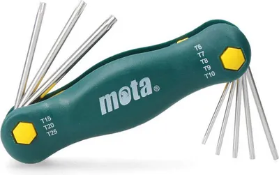 Obrázek produktu pro Sada klíčů Torx Mota LR81 Nůž T6-T7-T8-T9-T10-T15-T20-T25