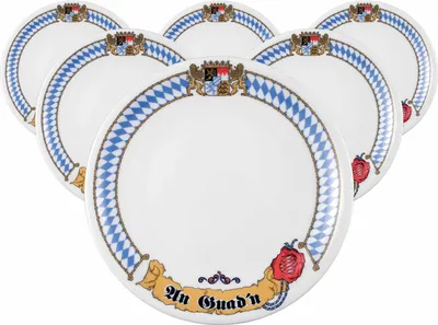 Produktbild von Seltmann Weiden Compact Bayern Frühstücksteller ø 19 cm 6er Set