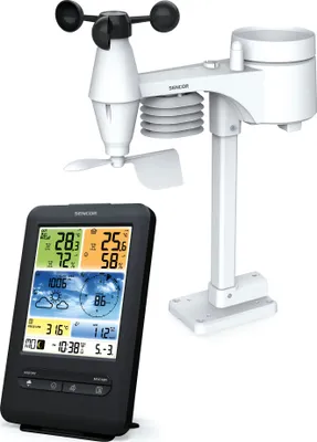 Produktbild von SENCOR SWS 9898 WiFi - Profesionální stanice, podpora „Weather Underground" „Weathercloud", podpora chytrých zařízení