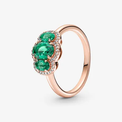 Produktbild von PANDORA Damenring Three Stone Vintage, ROSE