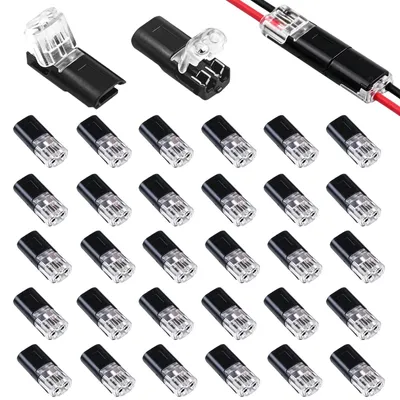 30er-Pack 2-polige wasserdichte Autokabelverbinder 18-22 AWG
