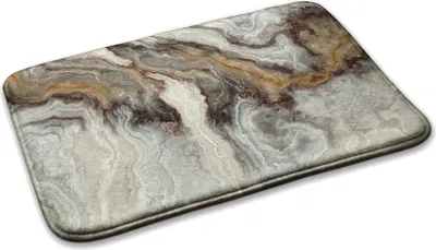 Produktbild von Teppich Teppich Wohnzimmer Schlafzimmer Modern - 90 cm x 60 cm - Marmor