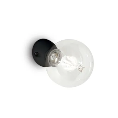 Obrázek produktu pro Moderní nástěnné svítidlo Winery Porcelain - Ceramic Black 1 Light E27