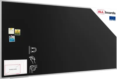 Immagine prodotto di Lavagna magnetica da gesso nera 240x120 cm cornice EXPO