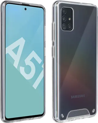 Image de Avizar, Cristal Hybrid Housse de protection pour Samsung Galaxy A51, Transparent