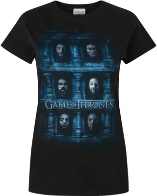 Produktbild von Game Of Thrones Damen Hall Of Faces T-Shirt NS4542 (M) (Schwarz)