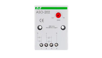 Immagine prodotto di Schodišťový automat s protiblokovacím zařízením 16A 0,5-10min 230V AC ASO-202