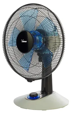 Immagine prodotto di Bimar Ventilatore da tavolo VT355 30cm 3 velocità Nero Blu Bianco Silenzioso