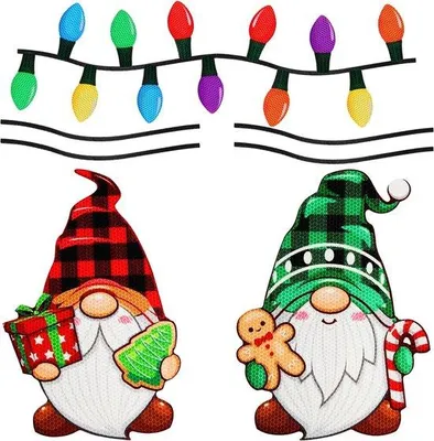 Image de Décorations de Noël magnétiques, 20 pièces, réfléchissantes