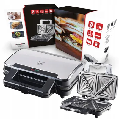 Produktbild von Opiekacz 900W Głęboki Nieprzywierający Toster Sandwichmaker Elektryczny Xxl