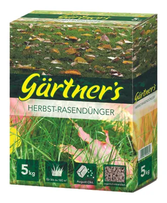 Produktbild von Gärtners Herbst Rasendünger organisch mineralischer Dünger 5000g