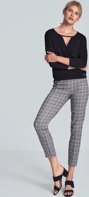 Produktbild von Figl Elegante Hosen für Frauen Cirertise gemustert S