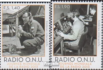 Produktbild von Briefmarken UNO - Genf 2013 Mi 805-806 (kompl.Ausg.) postfrisch UN Radio