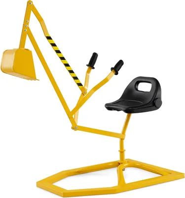 Produktbild von GOPLUS Sitzbagger Kinder, Aufsitzbagger mit 360° drehbarem Sitz, Schaufel & 2-Hand-Steuerungen, für Sand, Erde, Sandbagger für Kinder ab 3 Jahren