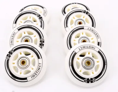 Produktbild von Set für Inliner - 8 Rollen Hyper Instinct 78mm/82A + ABEC7 + 6mm Spacer für z.B. K2 Skates