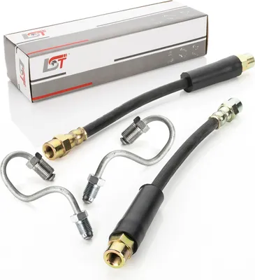 Produktbild von 2x Bremsschlauch Bremsleigung Set hinten für Audi A3 für Seat Leon für Skoda