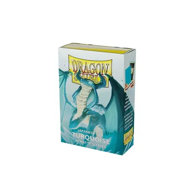 Immagine prodotto di Manicotti opachi Dragon Shield Japanese Size - Turchese (60 manicotti)