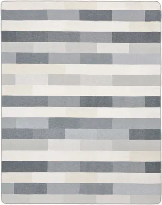 Produktbild von Biederlack Interlocked Plaid Wohndecke Farbe beige-grau Größe 150x200cm