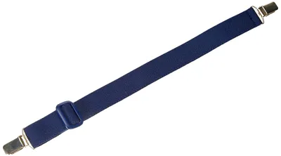Image de Ceinture élastique unie avec boucle à clipser, modèle uni, couleur marine, taille 74-110