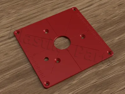 Produktbild von ABS Befestigungsplatte Einlegeplatte für Frästisch Triton JOF001 Oberfräse