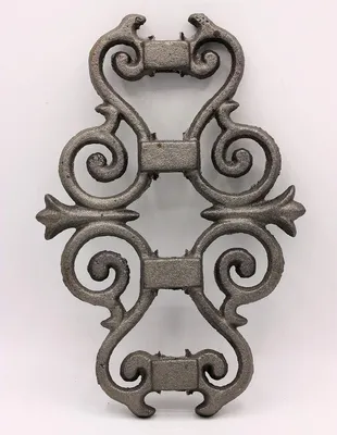 Imagen del producto de Adorno de hierro forjado, hecho a mano, 27,5 cm, decorativo para el jardín