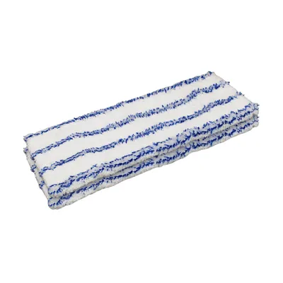 Produktbild von Wischmopp Profi Mikrofaser Wischmopp -Wischbezug für höchste Reinigungsansprüche, Blau, 40cm, 2er