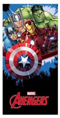 Produktbild von Avengers Badetuch, Strandtuch 70x140cm