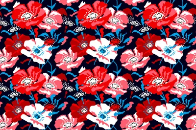 Produktbild von Muralo Fototapete 270 x 180 cm Vlies Tapete Wandtapeten moderne Wandbilder XXL Blumen Mohnblumen Flora Gemalt