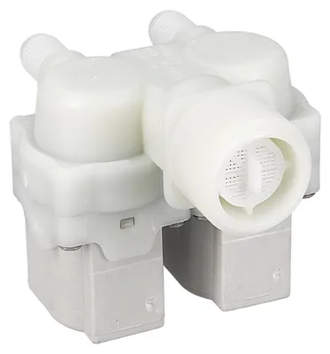 Produktbild von Magnetventil 2-fach 180° 10,5mmØ passend für BOSCH 00087076 BLUPARTS in Waschmaschine