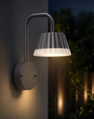 Produktbild von LED Aluminium Außenwandlampe Wandleuchte Terassenleuchte 10W zur Wandmontage, KI-generiertes Bild