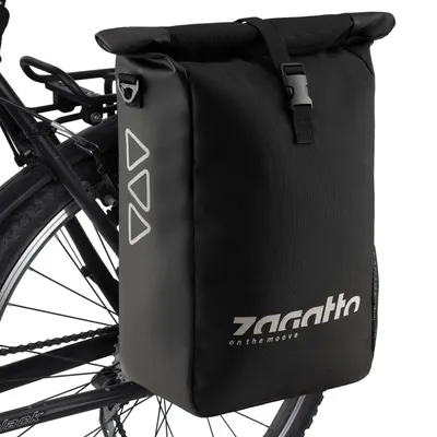 Produktbild von Zagatto Fahrradtaschen für Gepäckträger Geräumig Wasserdicht 27L Schwarzer ZG1155