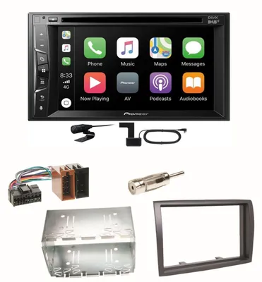 Produktbild von Pioneer AVH-Z3200DAB Carplay Bluetooth Einbauset für Fiat Ducato Boxer Jumper