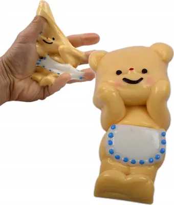 Produktbild von Sticky Bär Antistress Spielzeug Dehnbar - Klebender Gummibär Squishy Stressabbau Kinder