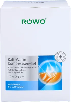 Produktbild von ROEWO Kalt-/Warm-Kompresse(2Stück)m. Klettbandage, 1 St. Kompressen