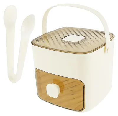 Produktbild von Kleine Eiswürfelmaschine 48 Gitter mit Behälter Küche Weiß