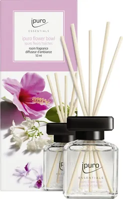 Produktbild von ipuro ESSENTIALS flower bowl, Duftflasche, Schilfaroma-Diffusor, 0,05 l
