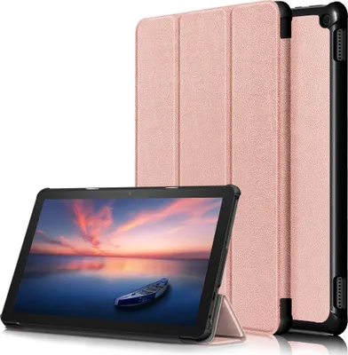 Produktbild von Schutzhülle für Amazon Fire HD 10 / HD 10 Plus 2021 11. Generation 10.1" Hülle Tasche Etui Case Standfunktion ROSE GOLD