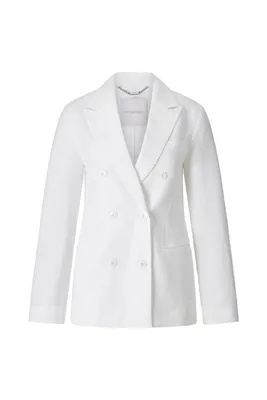 Produktbild von Rich & Royal (4) seersucker double breasted blazer o, white 100 100 40