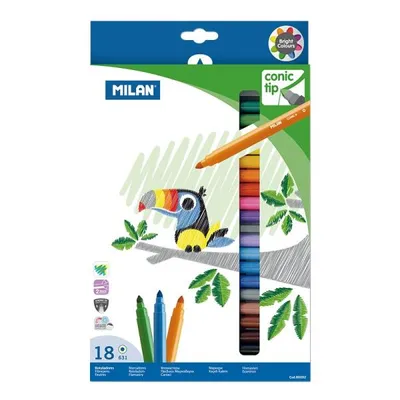 Produktbild von Carioca 18 Farben kegelförmige Spitze MILAN