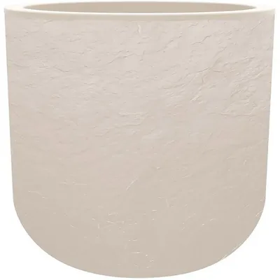 Immagine prodotto di EDA 013724 BE.CA CX EDA Vaso da fiori VOLCANIA UP, rotondo, 485 mm, beige