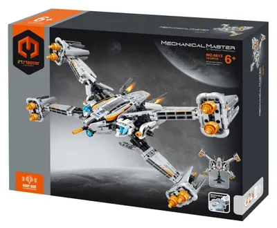 Image de Kit de construction iM.MASTER : vaisseau spatial à propulsion mécanique, en plastique, comprenant 1018 pièces, emballé dans une boîte de 35x27x7 cm